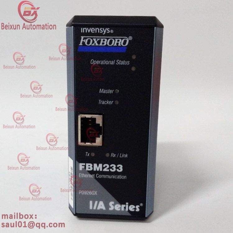 FOXBORO FBM233 P0926GX I/A Series Ethernet Communication Module