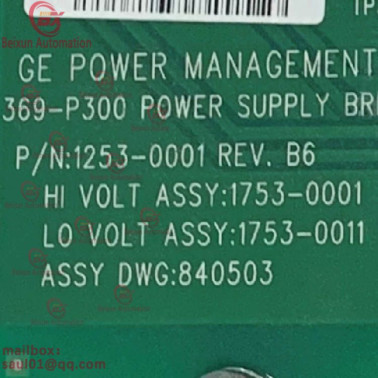 GE 369-P300 POWER SUPPLY BRD | 1253-0001