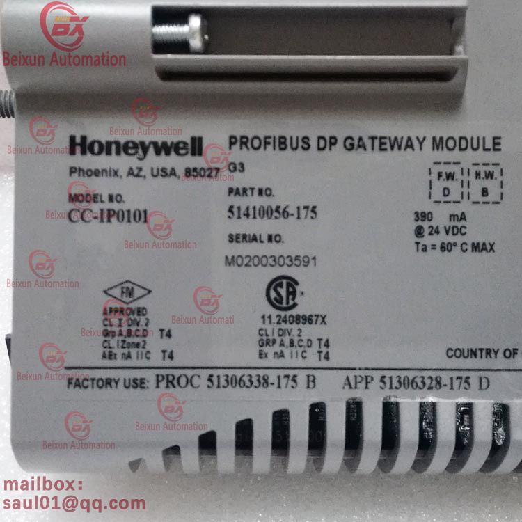 Honeywell CC-IP0101 | 51410056-175 | Profibus DP Gateway Module | C300 Controller