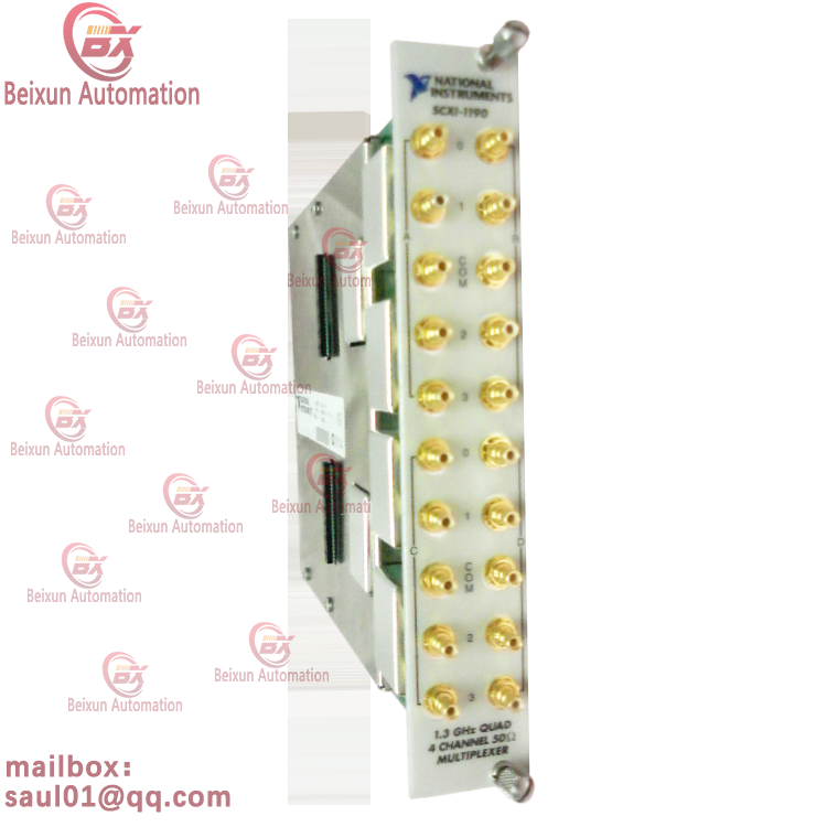 NI board SCXI-1190 4-channel multiplexer switch module