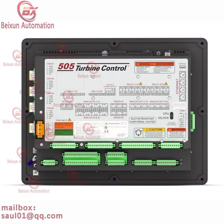 WOODWARD 505D 8200-1302 TURBINE CONTROL 18-36VDC