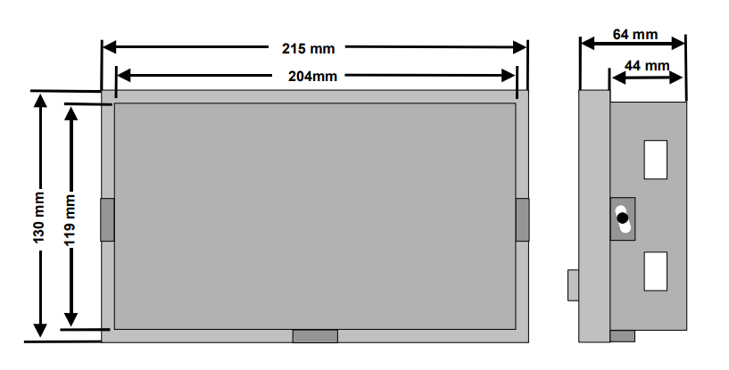 ABB REF542PLUS | REF542 Plus | HMI Unit Black style(图3)