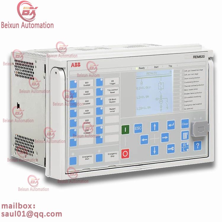 ABB REM620 MOTOR PROTECTION CONTROL RELAY