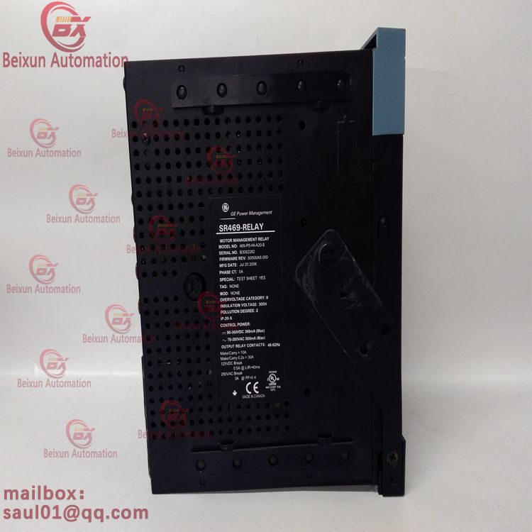 GE Multilin SR469-P5-HI-A20-E Motor management relay