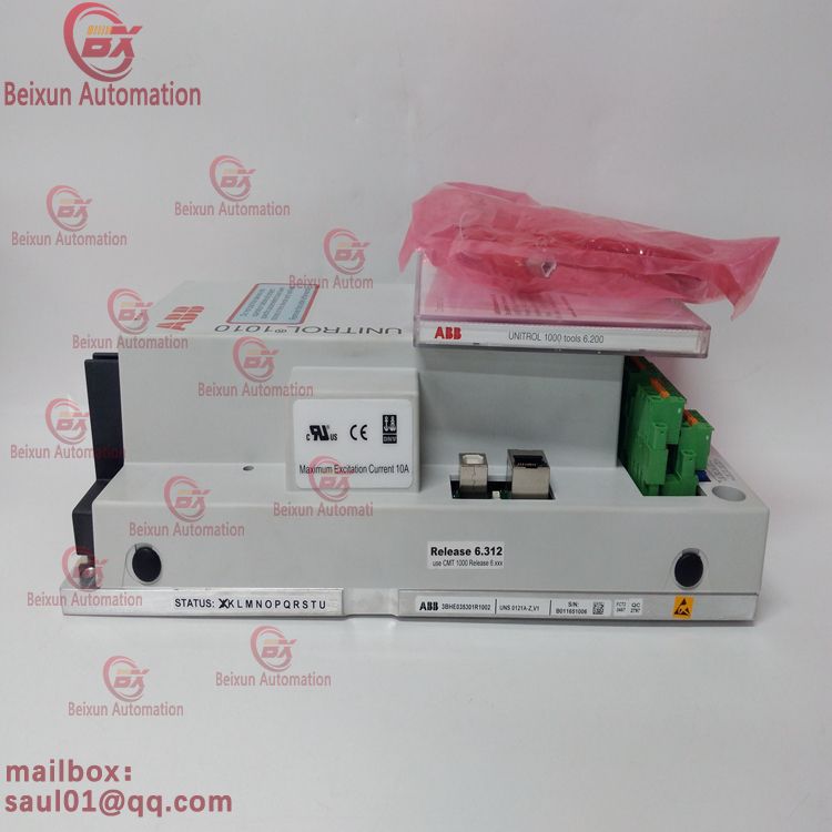 ABB excitation system UNITROL 1020 UNITROL 1010 3BHE035301R1002/UNS0121A-Z