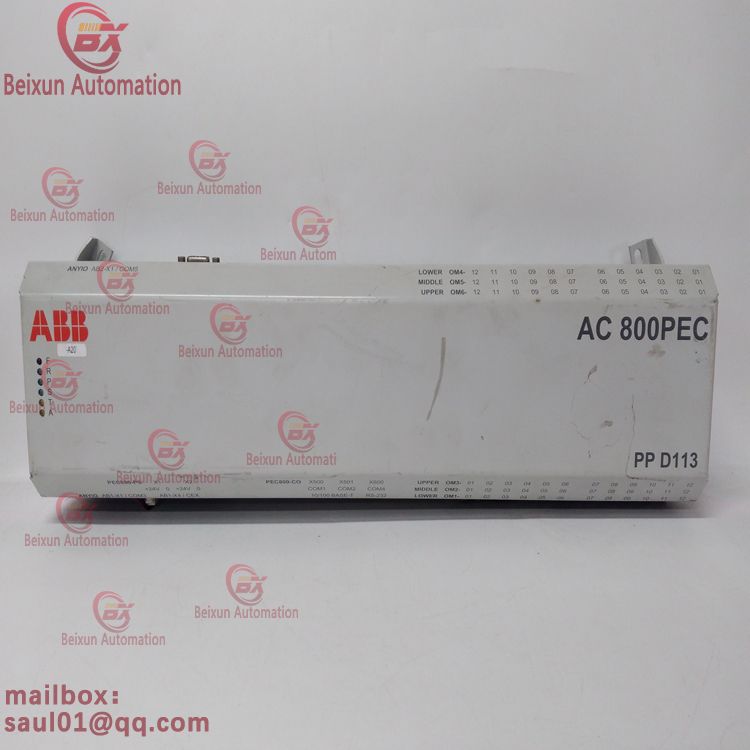 ABB PPD113 3BHE020455R0101 Excitation controller