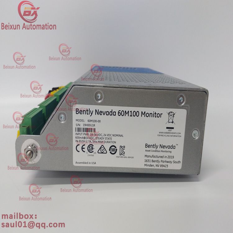 Bently 60M100-00 Condition monitoring system