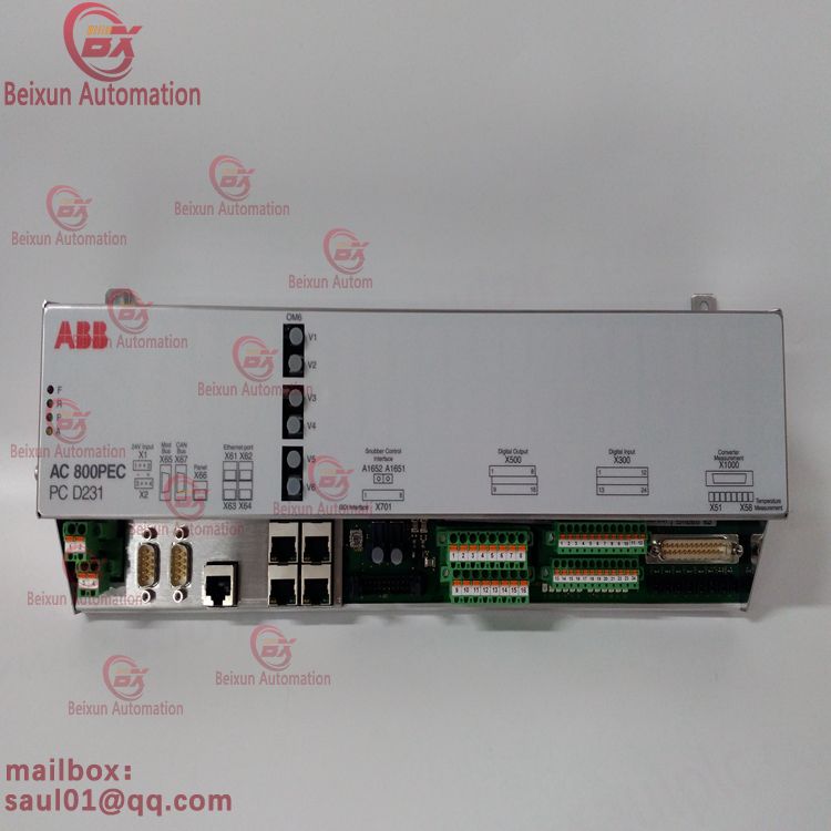 ABB excitation control module PCD231B101 3BHE025541R0101