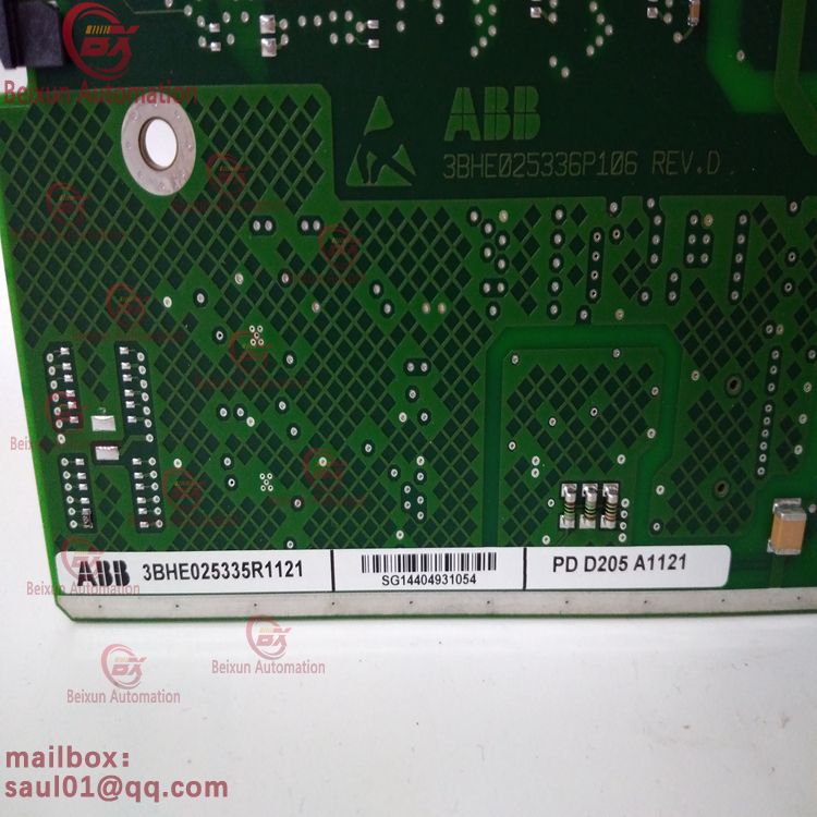 ABB PDD205A1121 3BHE025335R1121 Control board module