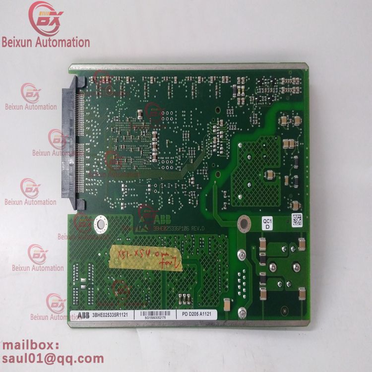 ABB 3BHE025335R1121/PDD205A Controller module