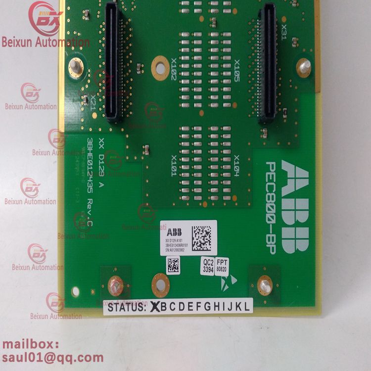 ABB XXD129A01 3BHE012436R0001 PEC800-BP programmable control card