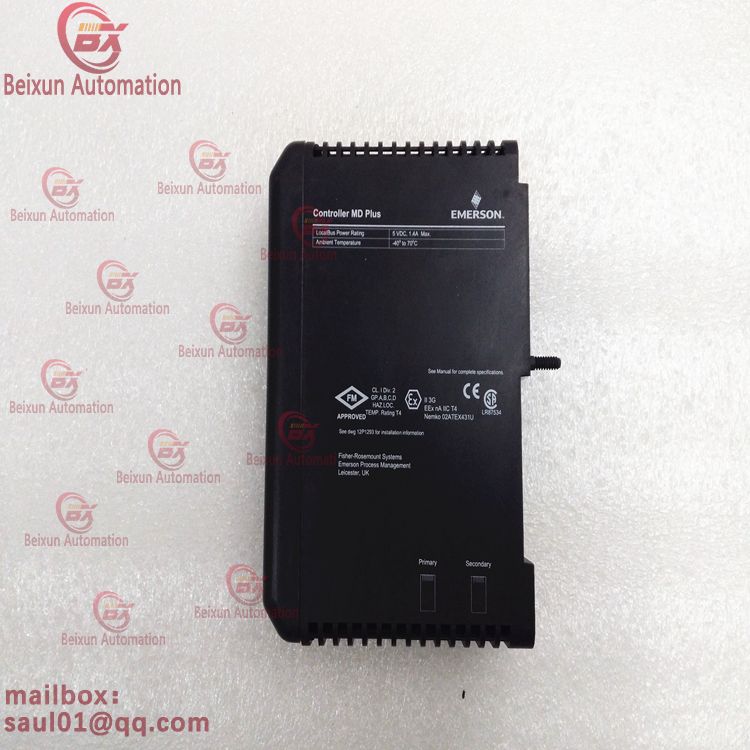 Emerson 12P3439X012 KJ2003X1-BB1 Controller module