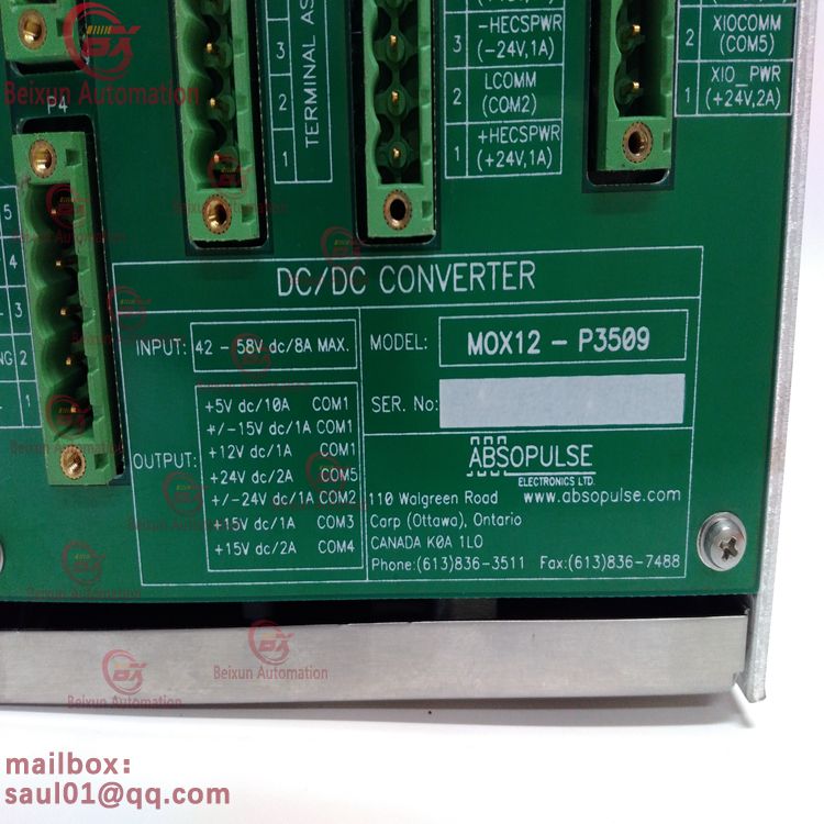 ABB 80026-173-23 MOX12-P3509 Power module