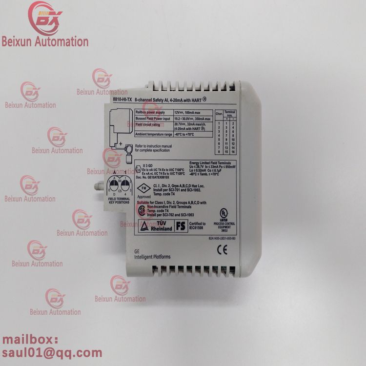 GE 8810-HI-TX-01 Excitation control board module card