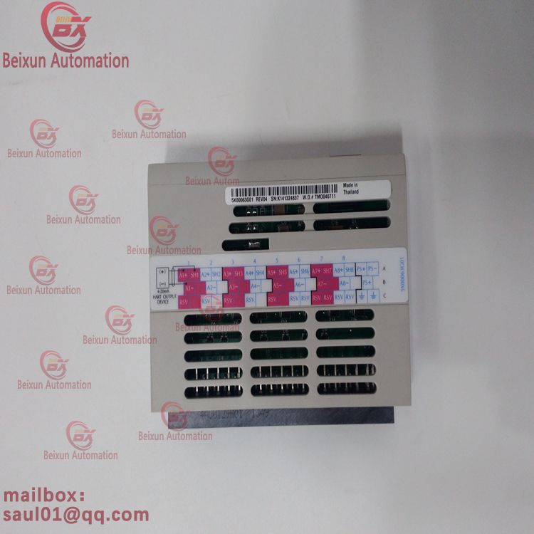 Emerson 5X00063G01 Input and Output module