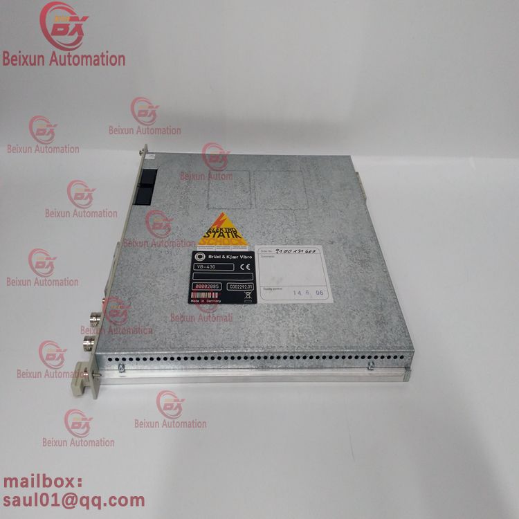 B&K Vibro VB-430 C002292.01 9100131600 Input/Output module