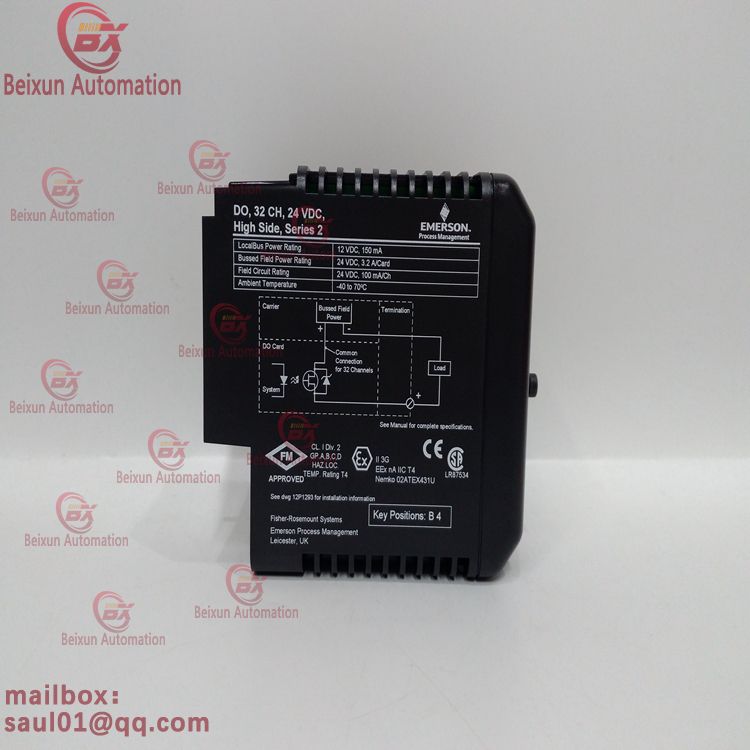 Emerson KJ3204X1-BA1 12P3275X032 KJ4001X1-CJ1 VE4002S1T2B5 System card module