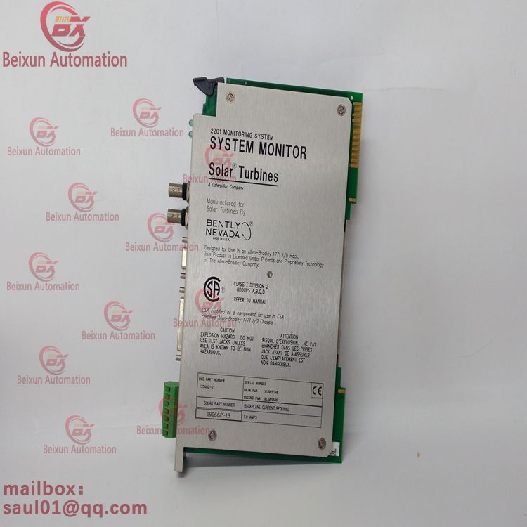 Bently Nevada Bentley 135462-01 module card