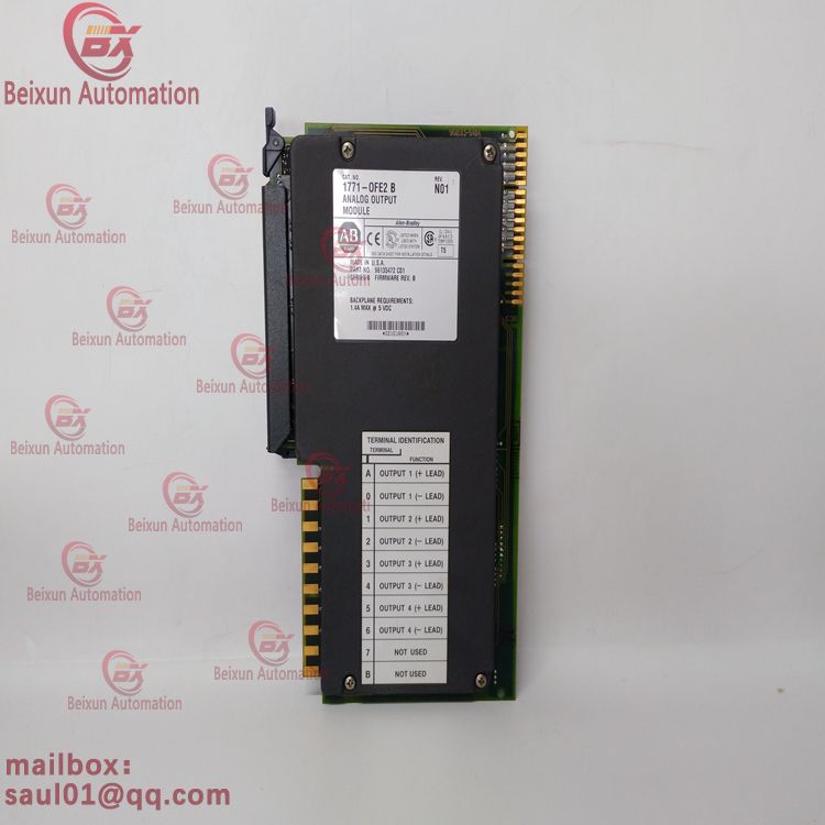 A-B Rockwell 1771-OFE2 analog output module