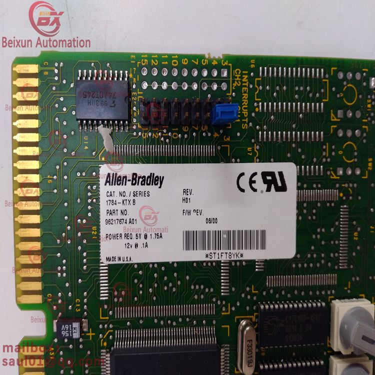 A-B Rockwell 1784-KTX communication interface card