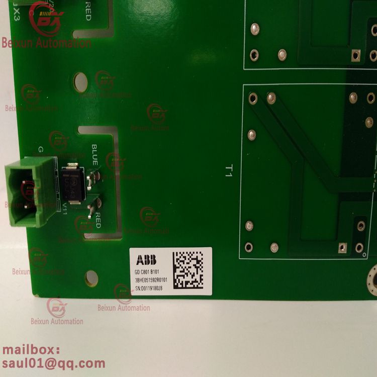 ABB GDC801B101 3BHE051592R0101 Printed circuit board