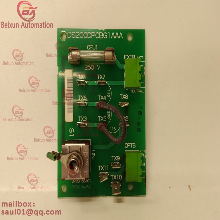 GE gas turbine card DS200DPCBG1AAA output module circuit board