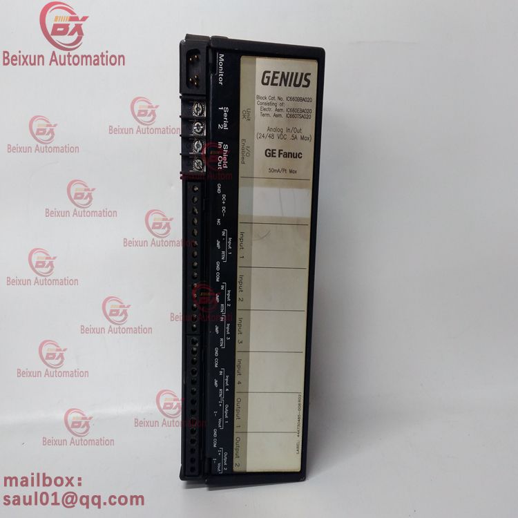 General Electric DCS PLC IC660BBA020 Reflected memory card module card controller