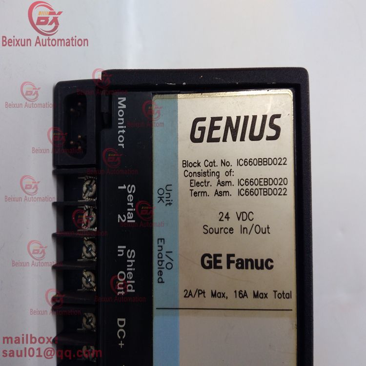 GE IC660BBD022 circuit enables the source I/O module