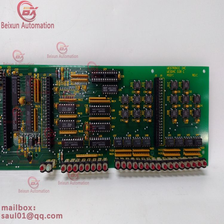 GE WESDAC D20 C 504-0002-13 Logical panel Analog scanning module