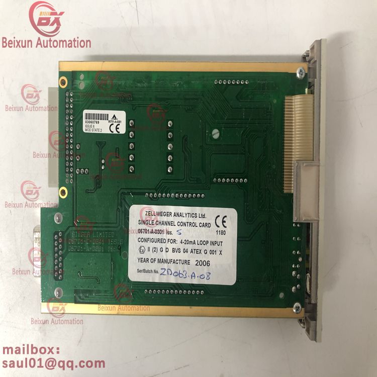 Honeywell 05701-A-0301 single-channel control card