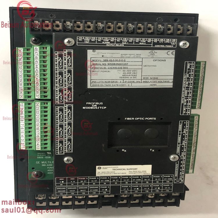 GE 369-HI-0-M-0-0 Programmable controller Motor management relay module