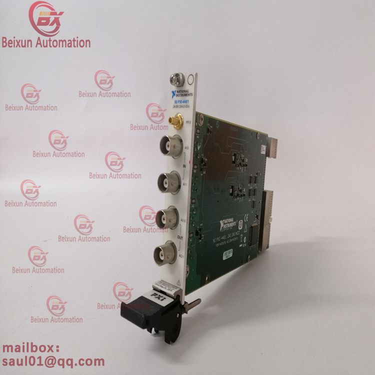 NI PXI-4461 186900T-11L Dual input and output sound and vibration module