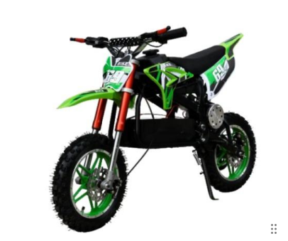 All-terrain mountain racer 2x2 two-wheeled WY-EA004 Dirt Bike Green