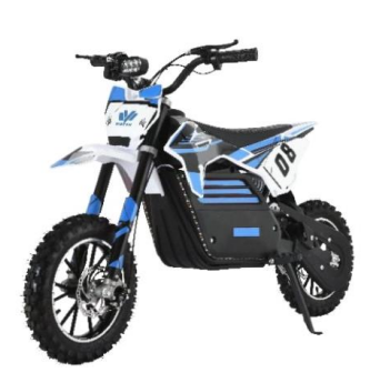 All-terrain mountain racer 2x2 two-wheeled WY-EA005 dirt bike Light blue