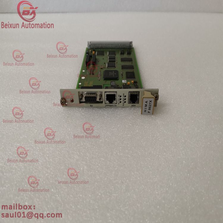 Dark horse input/output module F8627 System components