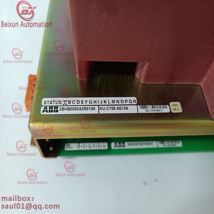 ABB KUC755AE106 3BHB005243R0106 Driver module