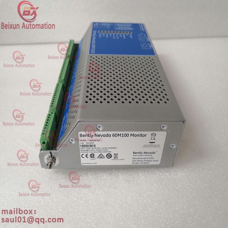 Bently 60M100-00 Data acquisition module Spare parts for industrial automation systems