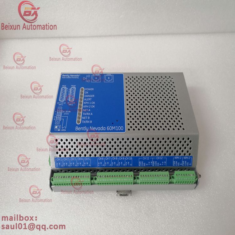 Bently 60M100-00 Data acquisition module Spare parts for industrial automation systems