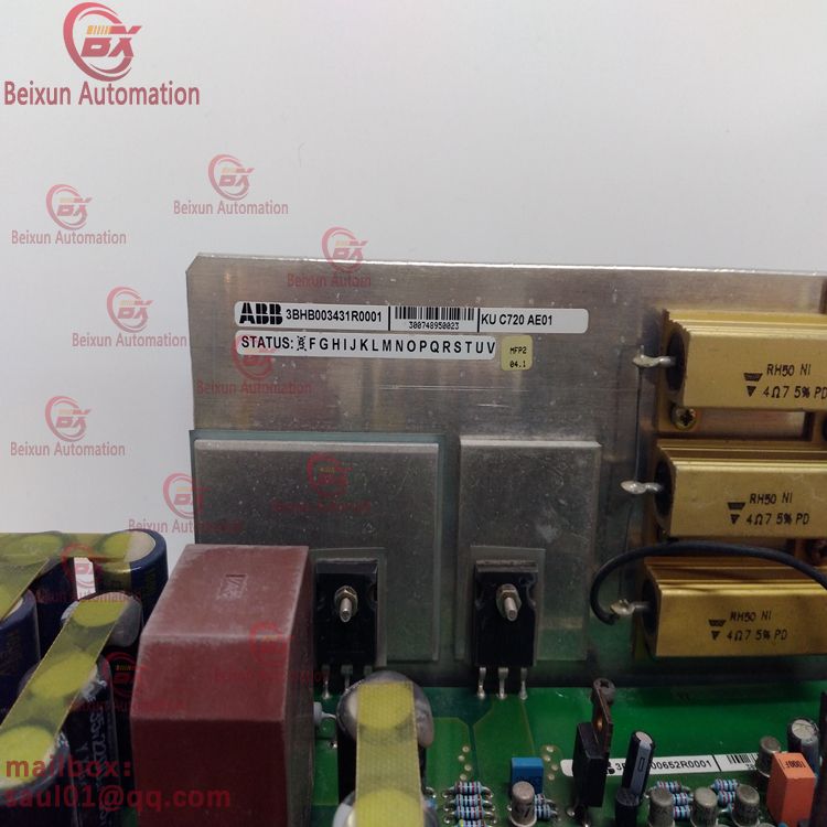 ABB KUC720AE 3BHB000652R0001 Excitation control drive unit