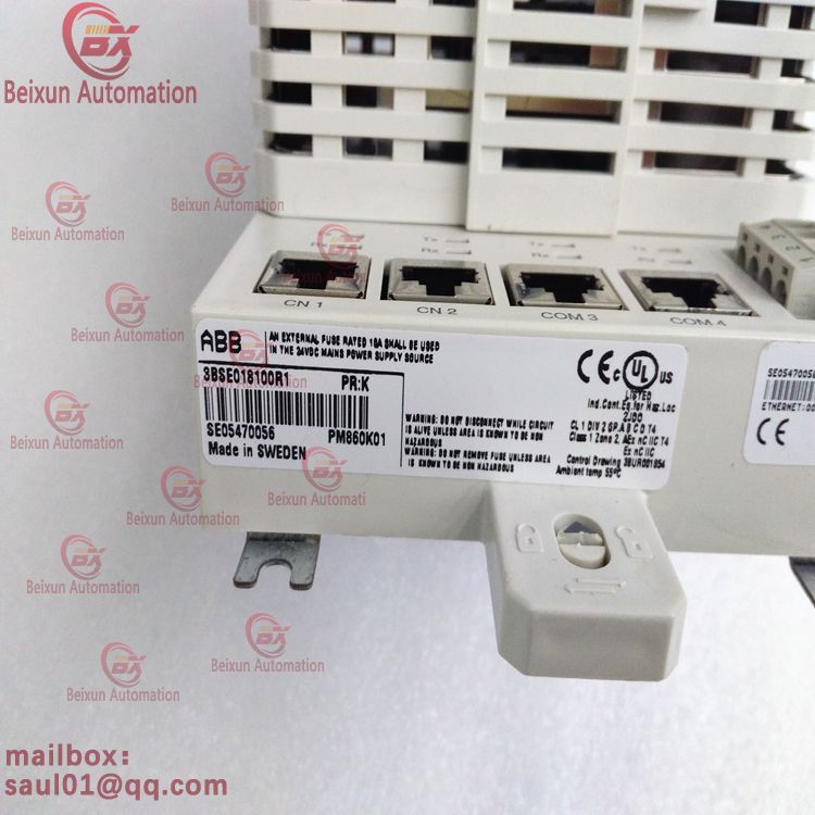 ABB processor module PM860K013BSE018100R1 PLC