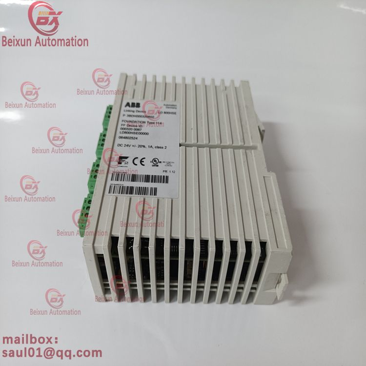 ABB LD800HSE 3BDH000320R02 Connects to the controller