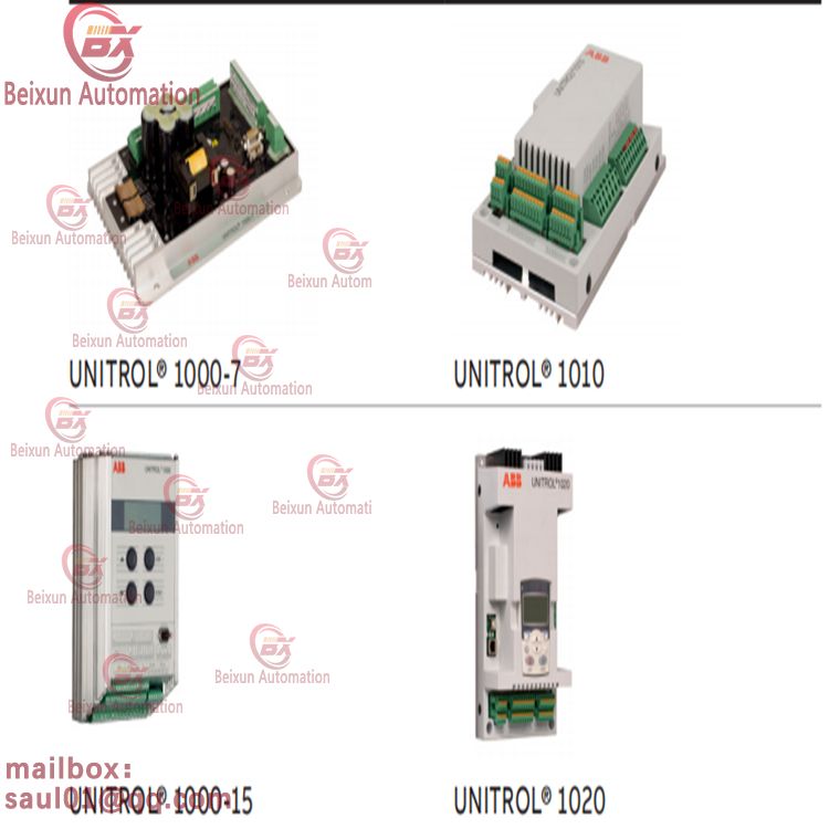 ABB excitation system UNITROL 1020 3BHE030579R0003 regulator