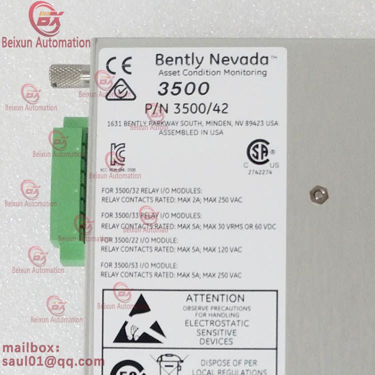 Bently Nevada 128229-01 350042 Prox Seismic IO Module