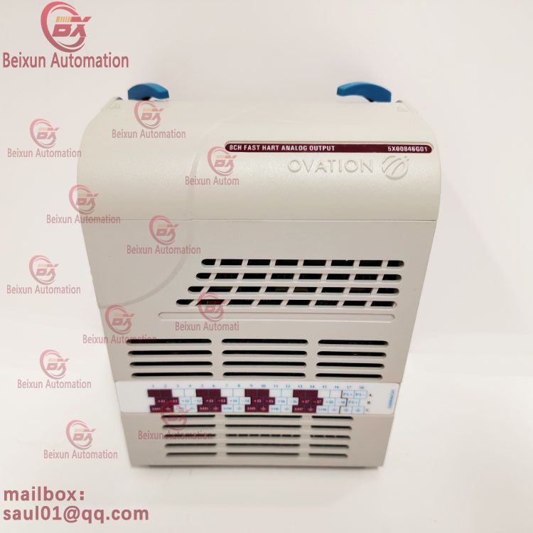 EMERSON OVATION 5X00846G01 8CH FAST HART ANALOG OUTPUT MODULE