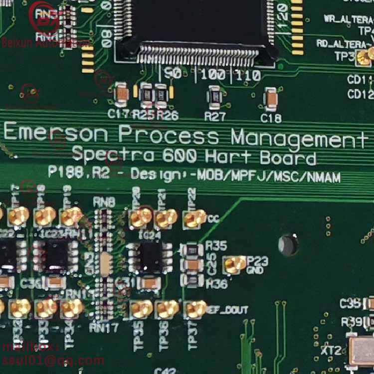 EMERSON Spectra 600 Hart Board P188 R2 PCB