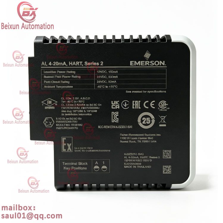 Emerson KJ3222X1-BA2 HART Analog Input Module